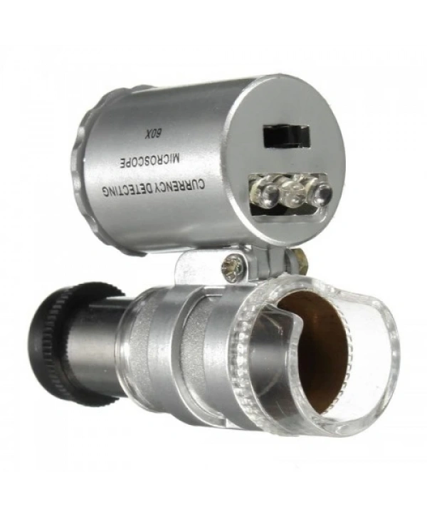 Iphone5 Için Uyumlu Kapaklı Lens Mikroskop Taşınabilir Mini Cep Boyutu Led Mikroskop No.9882ip5ii