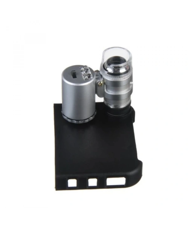 Iphone5 Için Uyumlu Kapaklı Lens Mikroskop Taşınabilir Mini Cep Boyutu Led Mikroskop No.9882ip5ii