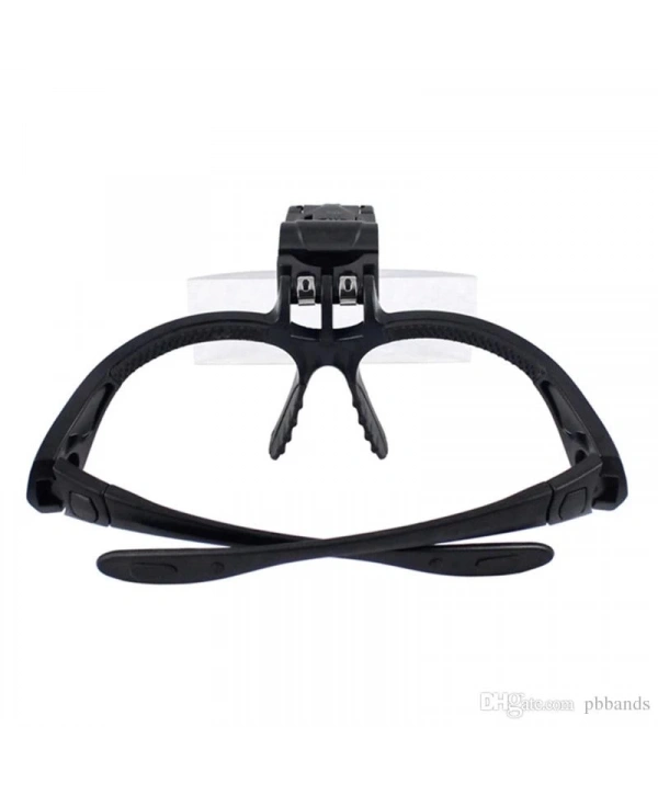 Işıklı Gözlük Büyüteç  5 Farklı Lens 9892b