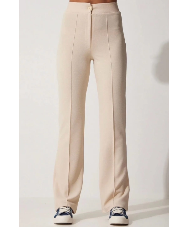 İthal krep kumaş palazzo pantolon