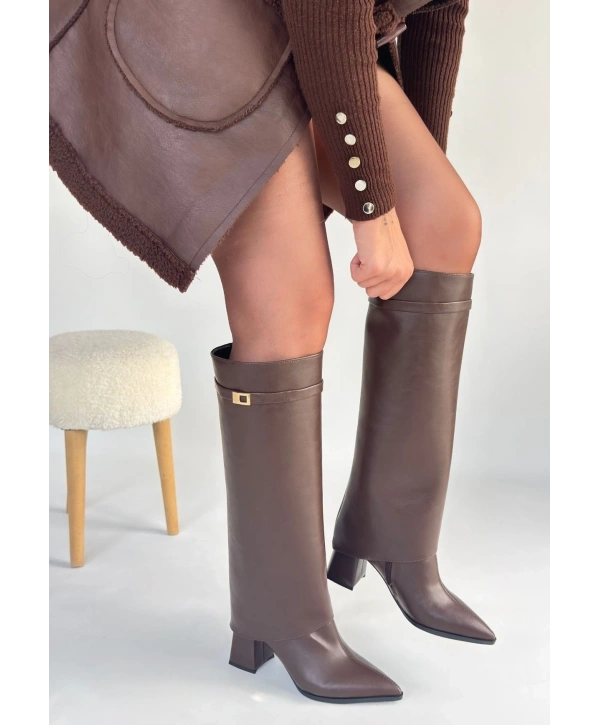 Jike Kahverengi Cilt Tak Çıkar Çizme