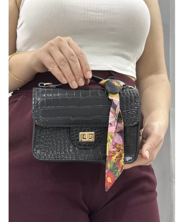 Jisse siyah cilt çanta