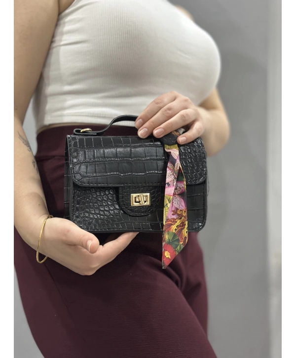 Jisse siyah cilt çanta