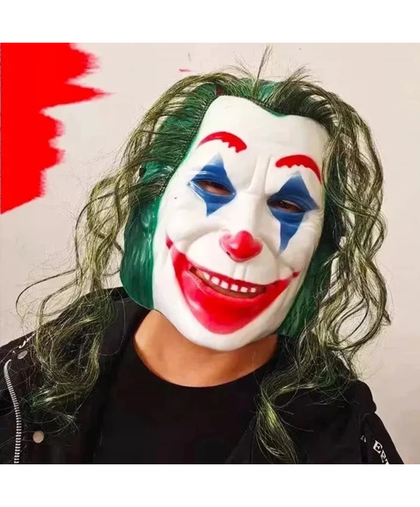 Joaquin Phoenix Joker Maskesi Yeşil Saçlı