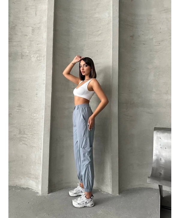Jogger lastik paça pantolon