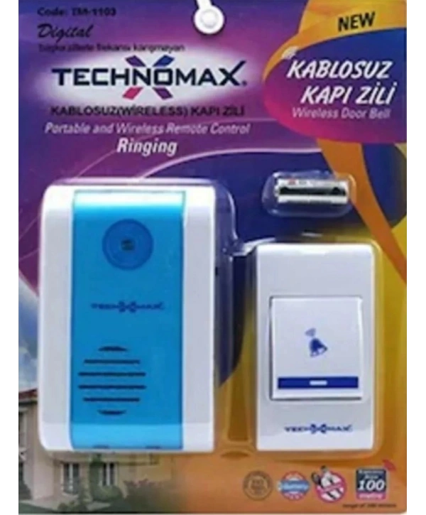 Kablosuz 100 Mt Mesafeli Kapı Zili