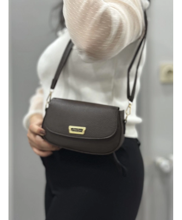 Kahve cilt jessi çanta