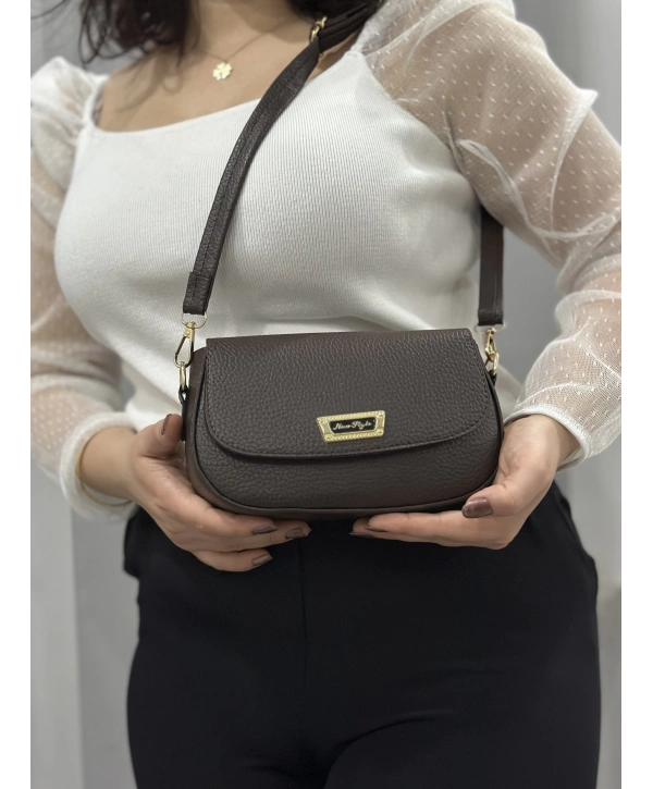 Kahve cilt jessi çanta