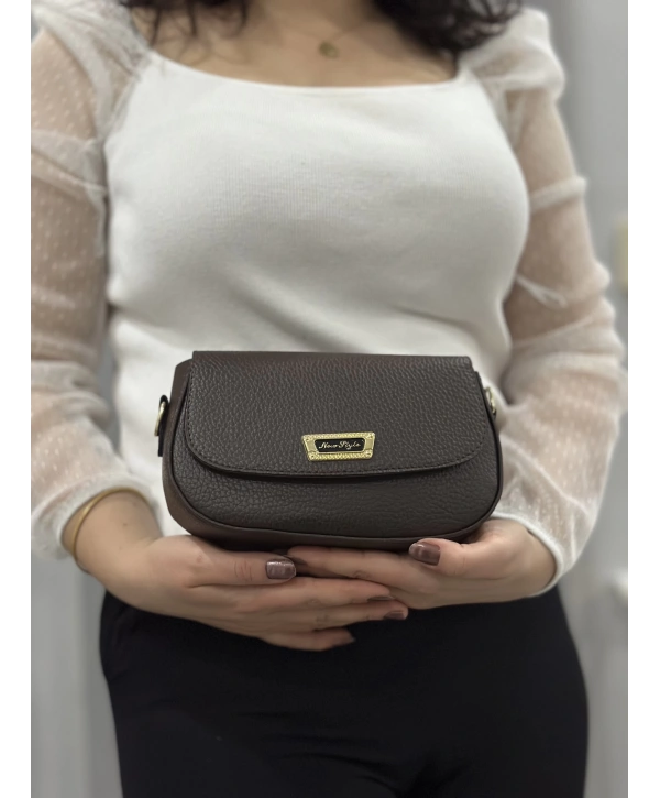 Kahve cilt jessi çanta