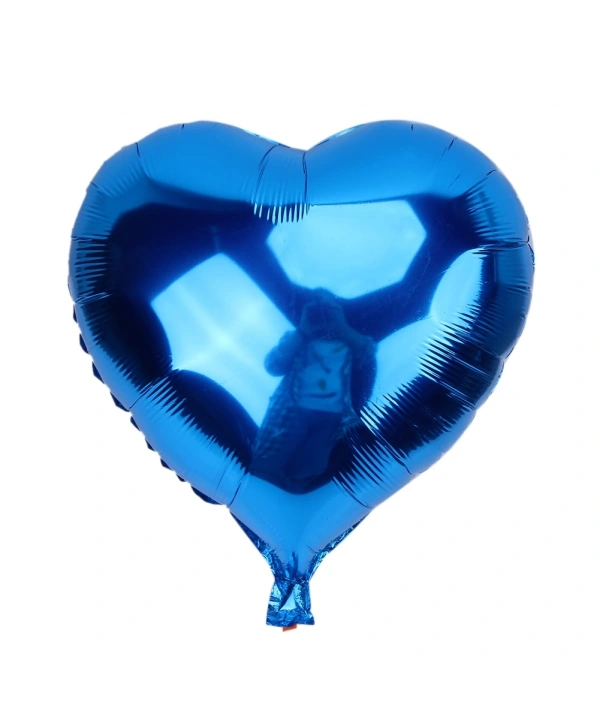 Kalp Balon Folyo Mavi 45 Cm 18 İnç