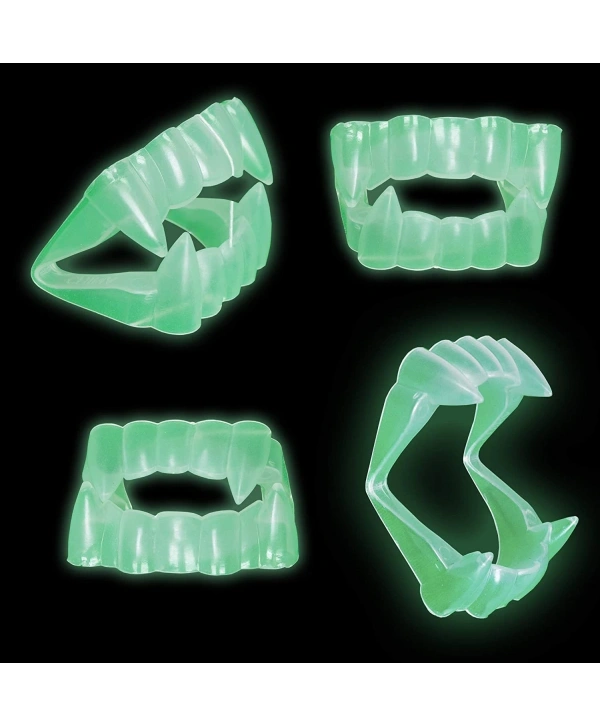 Karanlıkta Parlayan Fosforlu Çift Damak Takma Vampir Dişi