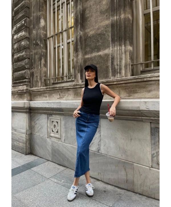 Kaşkorse kumaş bluz