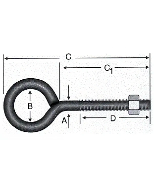 Kaynaklı Civata M8x160 - 50 Adet