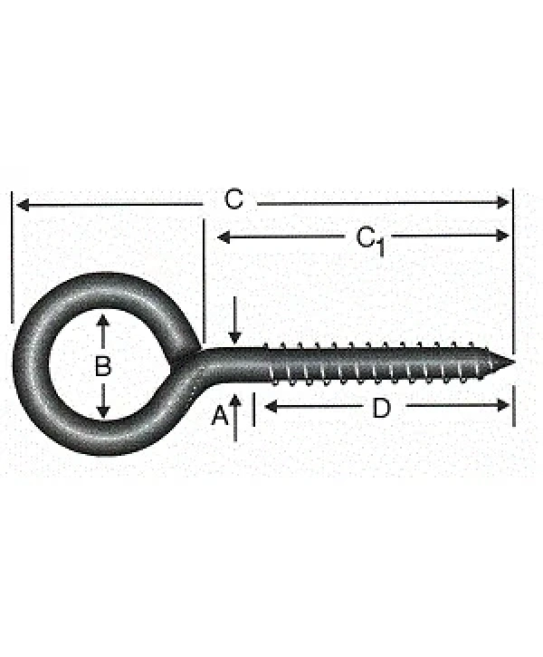 Kaynaklı Vida 8x190 - 50 Adet