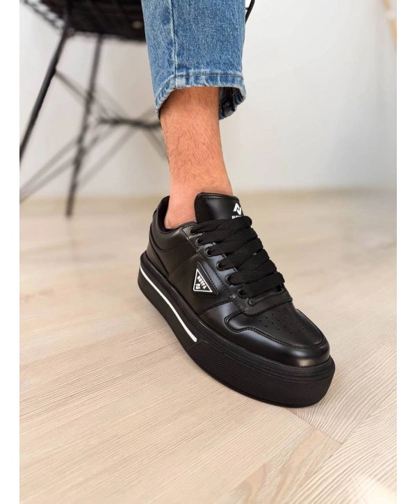 KB-04 MRTNM Kömür Cilt Günlük Erkek Ayakkabı