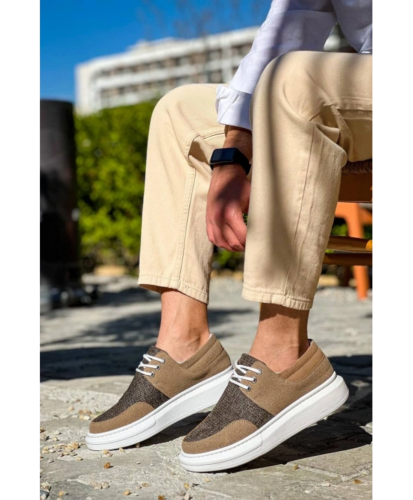 KB-042  MRTNM  Bağcıklı Taba Günlük Erkek Ayakkabı