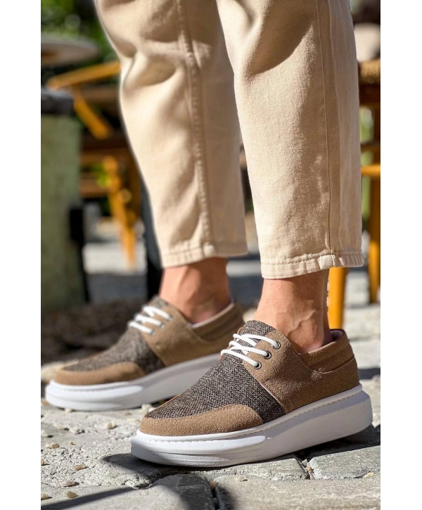 KB-042  Kuback  Bağcıklı Taba Günlük Erkek Ayakkabı