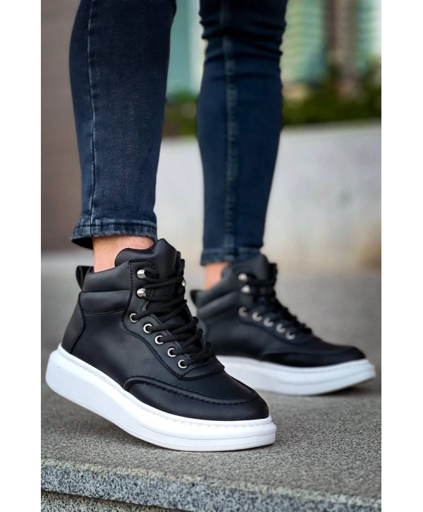 KB-0994  MRTNM  Siyah Cilt  Yüksek Taban  Erkek Bilek Bot