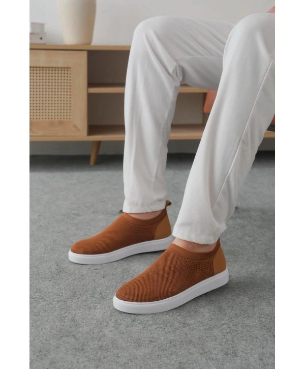 KB-106 MRTNM Taba Triko Günlük Erkek Ayakkabı