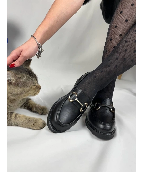 KB-801 Kuback Kömür Cilt Günlük Kadın Babet