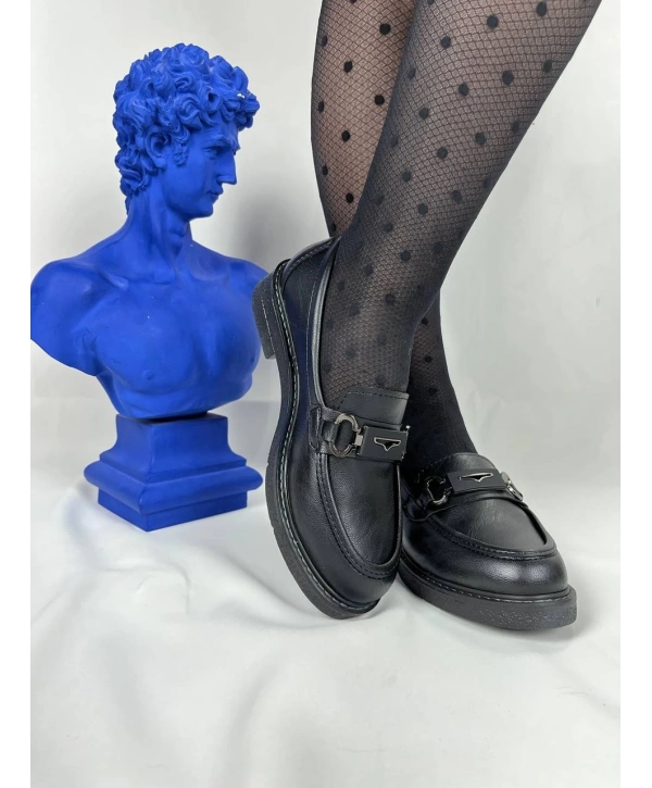 KB-804 Kuback Kömür Cilt Günlük Kadın Babet