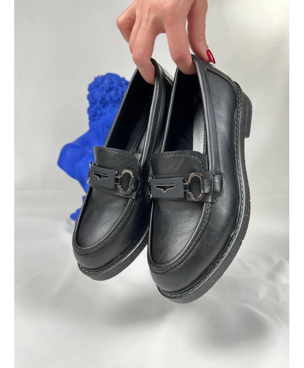 KB-804 Kuback Kömür Cilt Günlük Kadın Babet