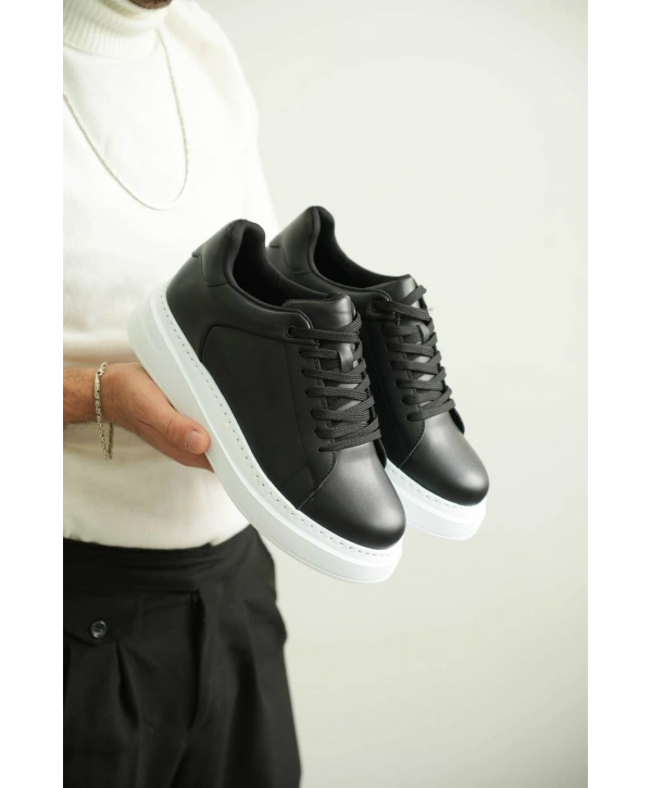 KB-B2 MRTNM Siyah Cilt Günlük Erkek Ayakkabı