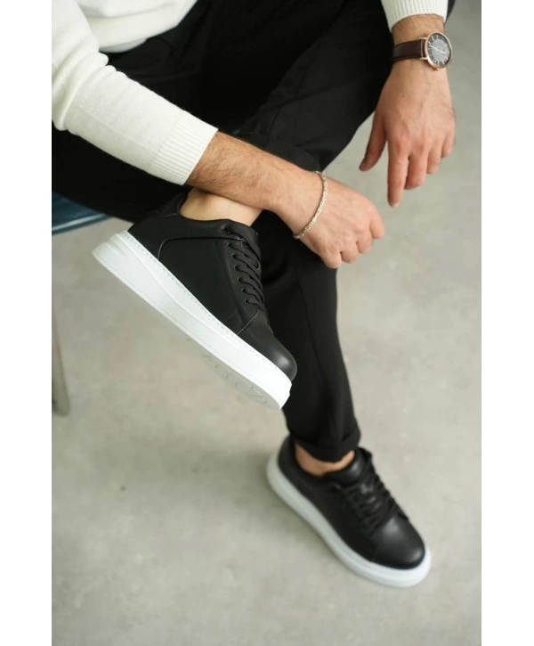 KB-B2 Kuback Siyah Cilt Günlük Erkek Ayakkabı