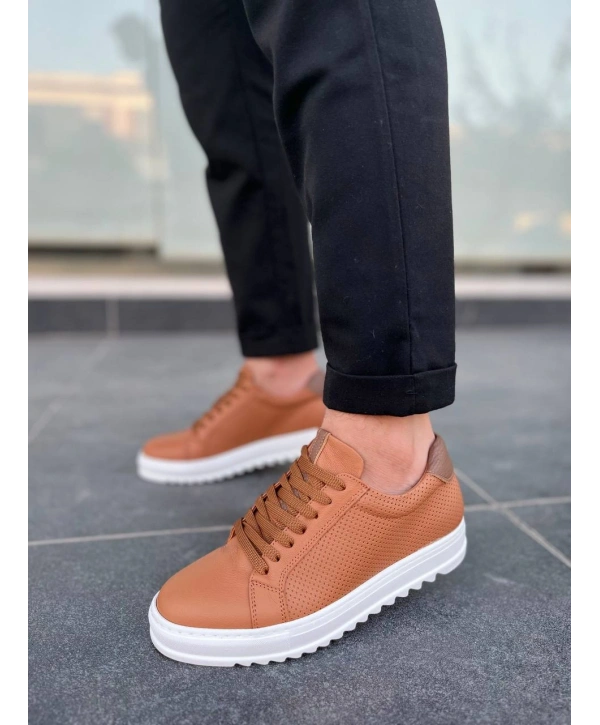 KB-DX2 MRTNM Taba Deri Günlük Erkek Ayakkabı