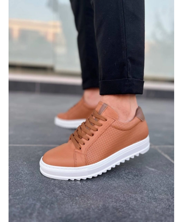 KB-DX2 Kuback Taba Deri Günlük Erkek Ayakkabı