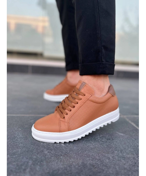 KB-DX2 MRTNM Taba Deri Günlük Erkek Ayakkabı