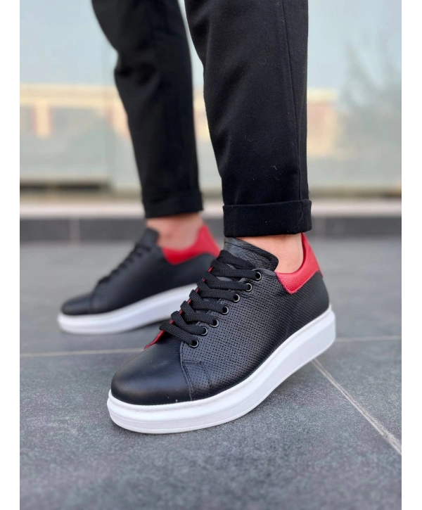 KB-DX3 MRTNM Siyah Deri Günlük Erkek Ayakkabı