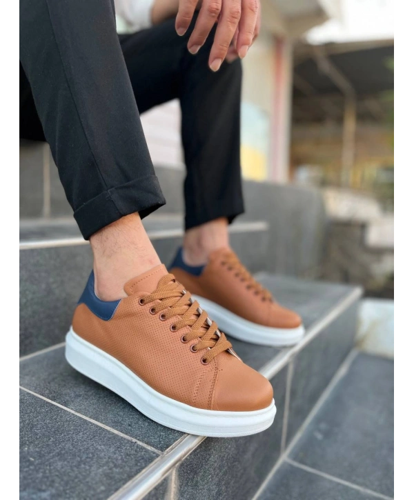 KB-DX3 MRTNM Taba Deri Günlük Erkek Ayakkabı