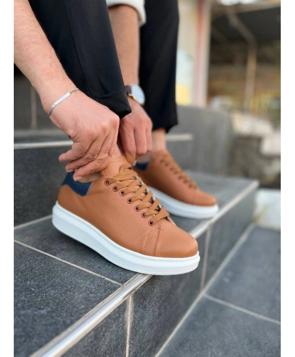 KB-DX3 MRTNM Taba Deri Günlük Erkek Ayakkabı