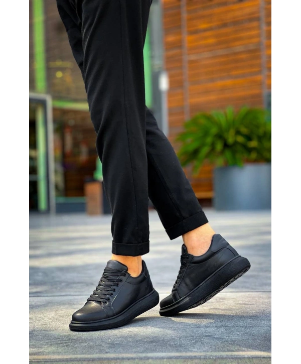 KB-DX46 MRTNM Kömür Deri  Günlük Erkek Ayakkabı