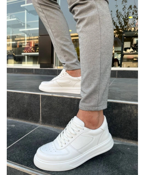 KB-DX8 MRTNM Beyaz Deri Günlük Erkek Ayakkabı