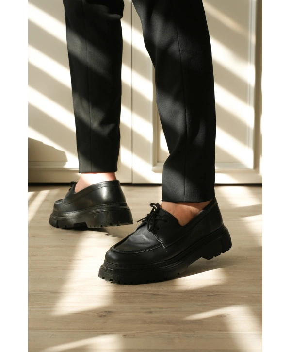 KB-E18 MRTNM Kömür Günlük Erkek Ayakkabı