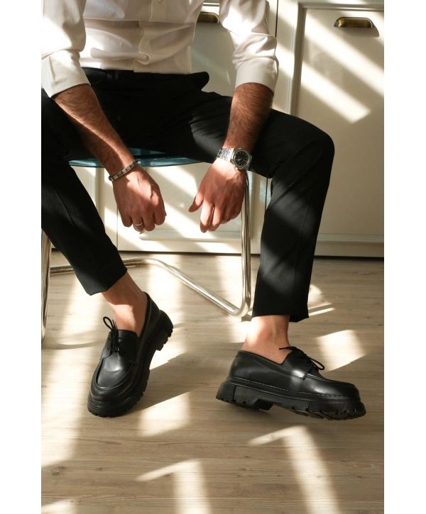 KB-E18 MRTNM Kömür Günlük Erkek Ayakkabı