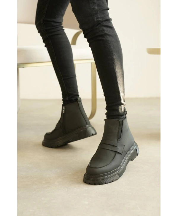 KB-K1 MRTNM Kömür Cilt Günlük Erkek Bot