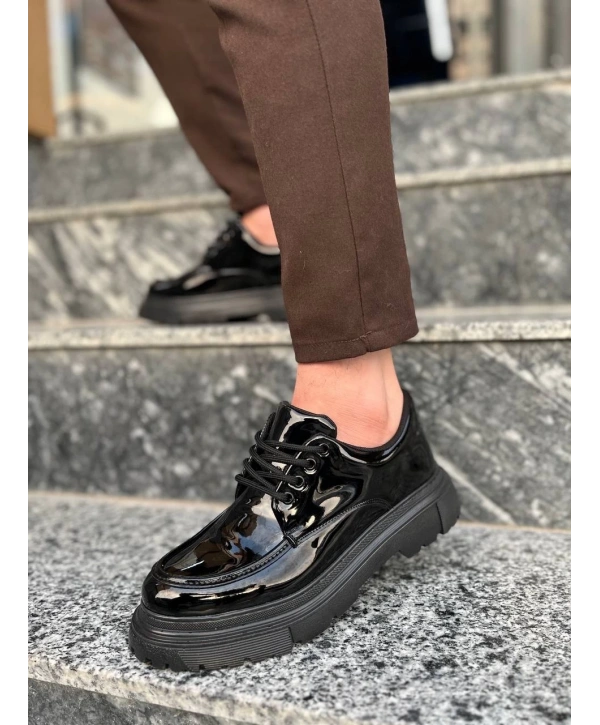 KB-X6 Kuback Kömür Rugan Günlük Erkek Ayakkabı