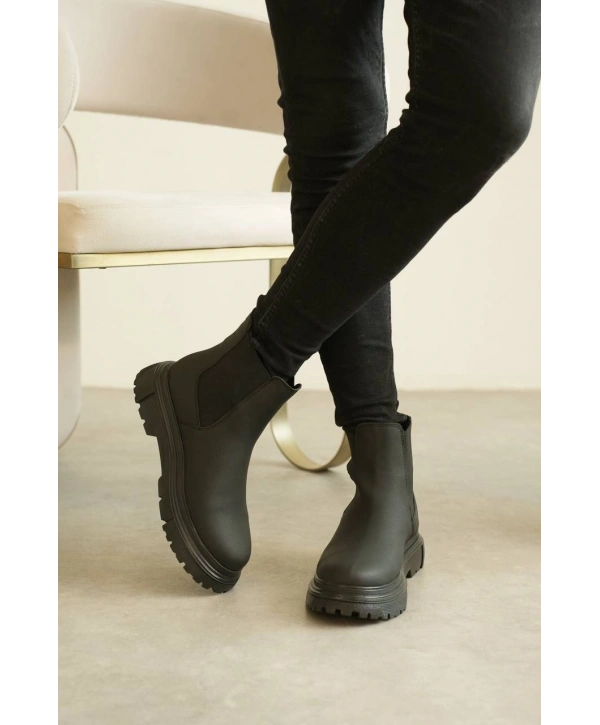 KB-K2 MRTNM Kömür Cilt Günlük Erkek Bot