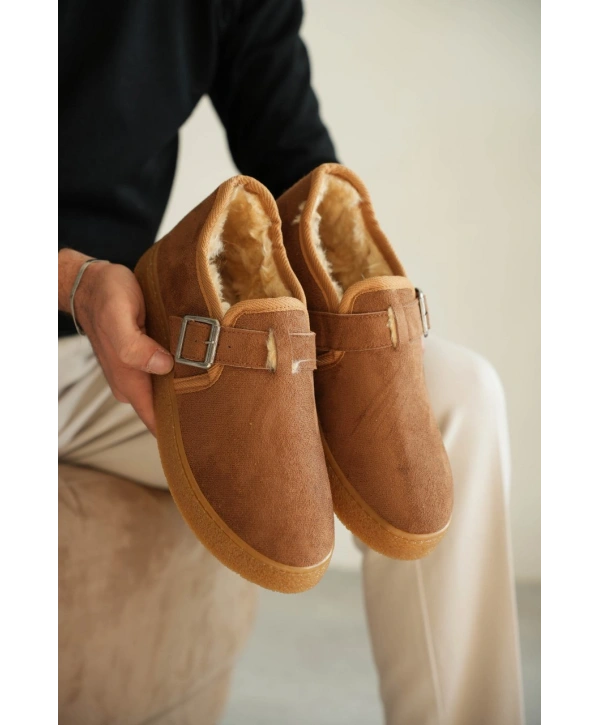 KB-KX1 MRTNM Taba Kürklü Günlük Erkek Ayakkabı