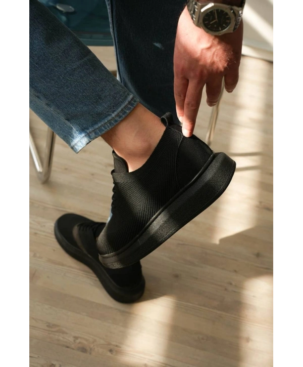 KB-M101 Kuback Kömür Triko Bağcıklı Günlük Erkek Ayakkabı