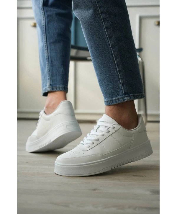 KB-N2 MRTNM Beyaz Cilt Günlük Erkek Ayakkabı