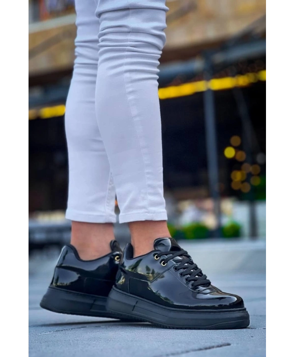 KB-X20 Kuback Kömür Rugan  Günlük Erkek Ayakkabı