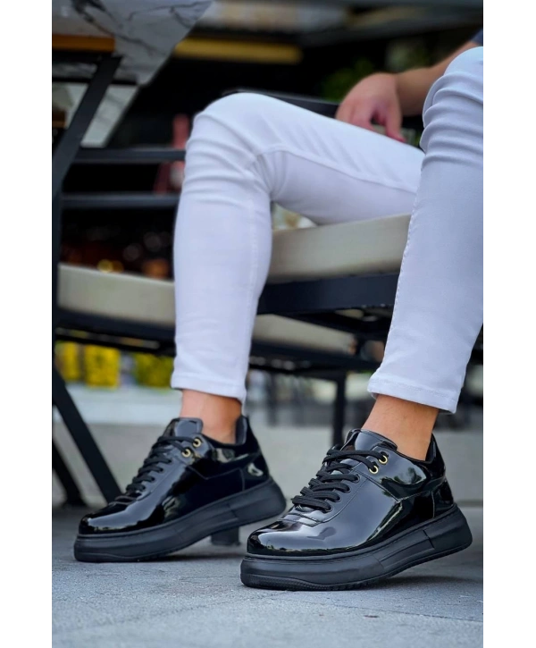 KB-X20 Kuback Kömür Rugan  Günlük Erkek Ayakkabı