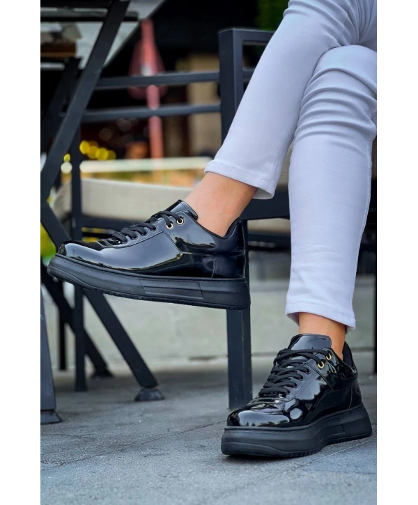 KB-X20 MRTNM Kömür Rugan  Günlük Erkek Ayakkabı