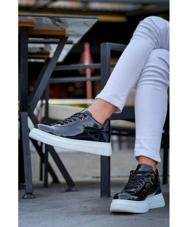 KB-X20 MRTNM Siyah Rugan  Günlük Erkek Ayakkabı