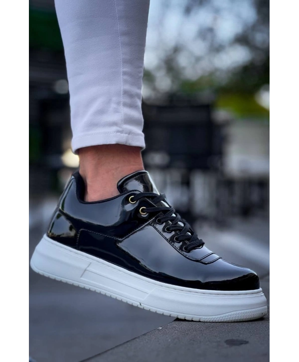 KB-X20 Kuback Siyah Rugan  Günlük Erkek Ayakkabı