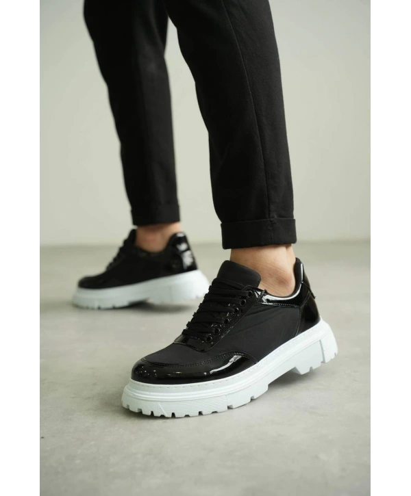 KB-X201 Kuback Siyah Rugan Paraşüt Günlük Erkek Ayakkabı